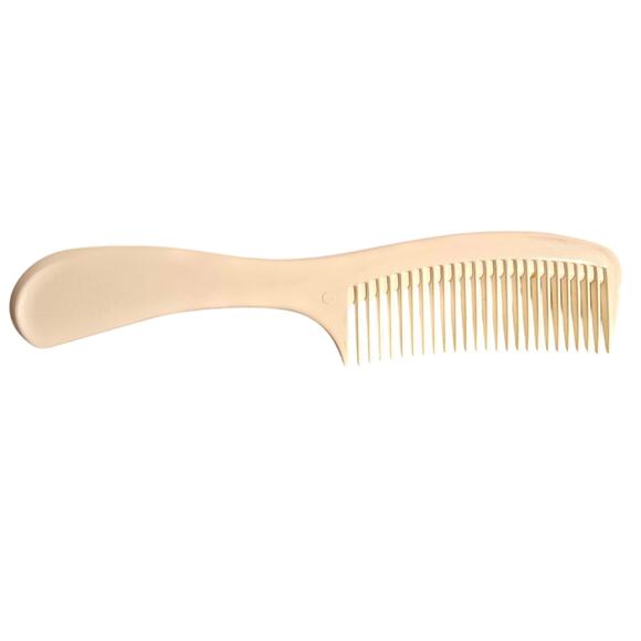 Vintage Clinique Hair Comb Wide Tooth Detangling~Hard Frosted Plastic White‎ 9" - Picture 2 of 2